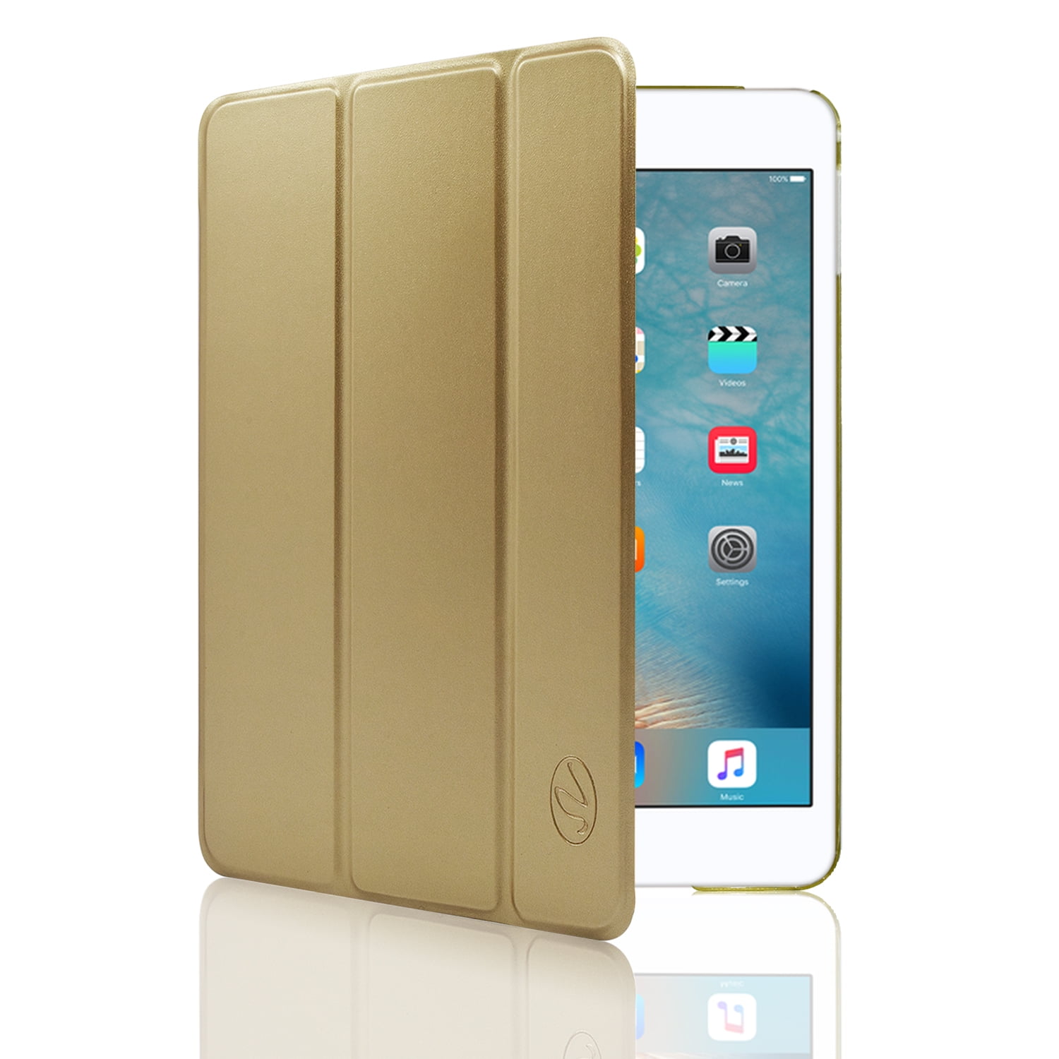 IPAD Mini 4 Luxury Slim Stand Polyurethane Cover Smart Case