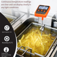 thumbnail image 3 of Probe Candy Thermometer with Pot Clip,Alarm Function,IPX6 Waterproof Rotatable Large Display Deep Fry Oil Thermometer, 3 of 7
