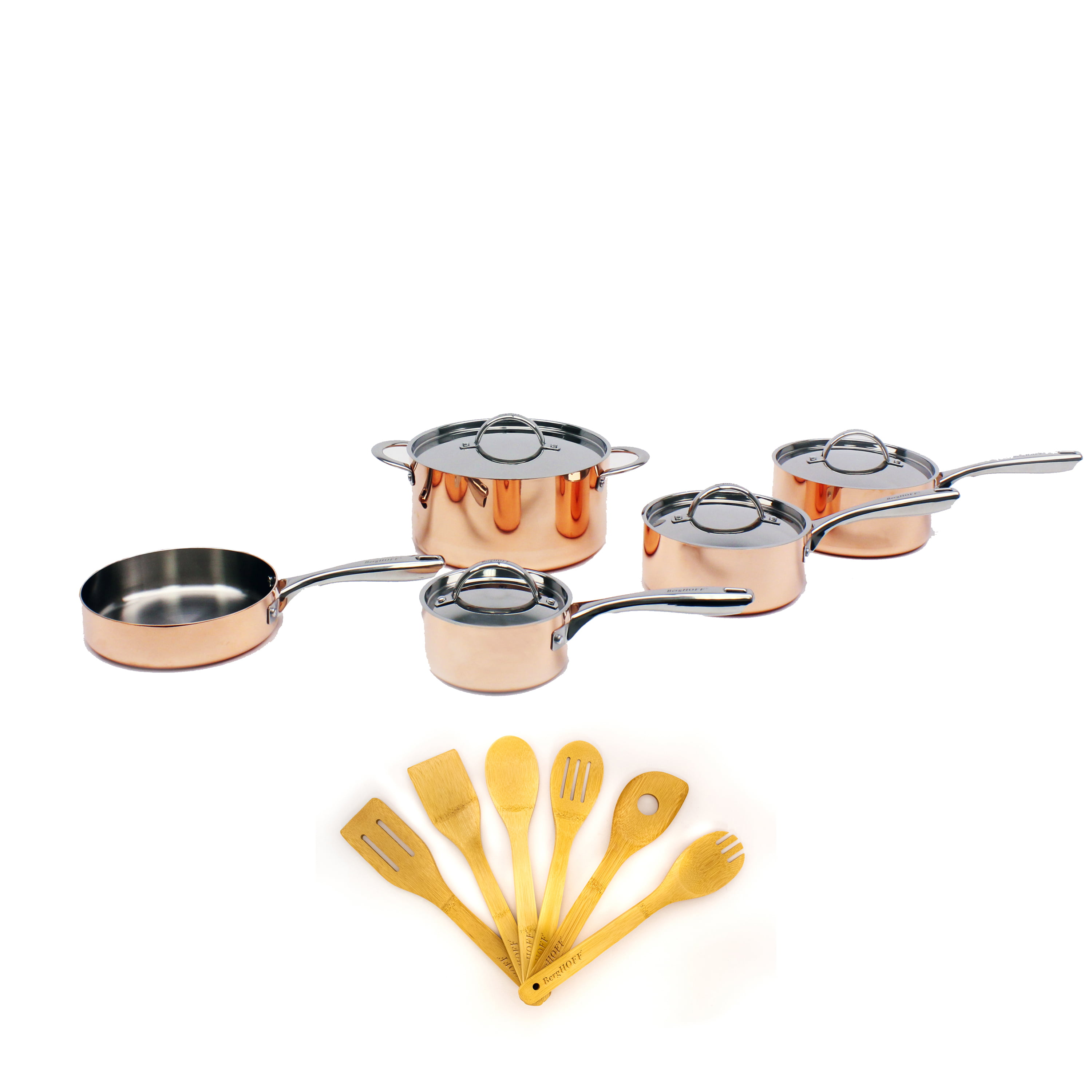 BergHOFF Vintage 15pc Copper Cookware Set with Utensils 2219057