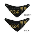 thumbnail image 6 of Kll Happy New Year 2024 Dog Bandanas,Triangle Reversible Pet Scarf For Small Medium Large And Extra Large Dogs-Large, 6 of 7
