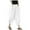 White, variant on Solid Color Pants Waist Elastic Band Balloon Linen Loose Casual Women Summer Trousers Daily Relaxed Fit Breathable Workout Training Joggers Bottoms