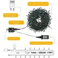 thumbnail image 3 of Tcamp Color Changing Christmas Lights 170FT 500 LED Christmas Tree Lights, 11 Modes Outdoor Indoor String Lights with Remote Timer Memory Function (2 Sets Connectable, Warm White to Multicolor), 3 of 8