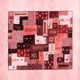 thumbnail image 1 of Ahgly Company Indoor Square Abstract Red Contemporary Area Rugs, 8' Square, 1 of 4