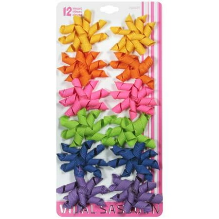Vidal Sassoon: Multi-Color Ribbons Ponytailers, 12 ct