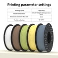thumbnail image 3 of PLA Matte Filament Combo - Smooth & Subtle Finish for 3D Printing,Matcha Green&Hazy Blue, 3 of 8