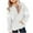White, variant on Posijego Girls Pullover Hoodies Bow Print Long Sleeve Cute Sweatshirts with Pocket Kids Girls Hooded Tops