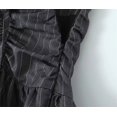 thumbnail image 4 of Jupe Mini à Rayures en Dentelle Double Couche Taille Basse Grise, 4 of 4