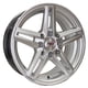 thumbnail image 3 of Rin 14X6 4-100 PRW Mod: P576 ET30 CB73.1 HYPER SILVER MACHINE FACE PRW P576, 3 of 3