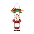 thumbnail image 1 of Colgante navideño Fiudx para puerta letras de Papá Noel y Feliz Navidad, 1 of 1