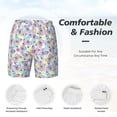 thumbnail image 5 of Xecao Butterflies on Polka Dots for Men's Swimming Trunks Swim Trunks Quick Dry Swim Shorts with Mesh Lining Funny Swimwear Bathing Suits, 5 of 9
