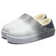 thumbnail image 1 of Pantufla Pantuflas cálidas para hombre, pantuflas antideslizantes de felpa con punta cerrada para invierno (gris 41-42) Ndcxsfigh Tenis De Mujer Tenis De Hombre, 1 of 5