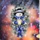 thumbnail image 4 of Decoración de pegatinas navideñas Muñeco de nieve de dibujos animados y patrones de pino Calcomanía de ventana de vidrio Temporada impermeable, 4 of 4
