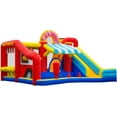 thumbnail image 2 of SPECSTAR 9 in 1 Bounce House for Kids, Market Theme Inflatable Bounce House with Slide, Bouncy Castle with Blower, 146" x 148", 2 of 8