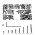 thumbnail image 1 of 260pcs Countersunk Bolts And Nuts Assortment Kit M5 With Hex Socket Screws And Nuts For Machine Repair And Assembly Carbon Steel, 1 of 8