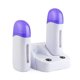 thumbnail image 3 of Calentador de cera profesional para depilación Rollo de depilación eléctrica doble con base de calentador de cera Máquina de encerado para hombres y mujeres, foreverLily, 3 of 5