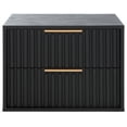 thumbnail image 2 of Safavieh Lylia Modern Partical Board and Mdf Night Stands, Black/Gold, 2 of 6