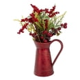 thumbnail image 5 of Northlight Red Berries and Foliage in Vintage Style Pitcher Christmas Decoration - 13", 5 of 5