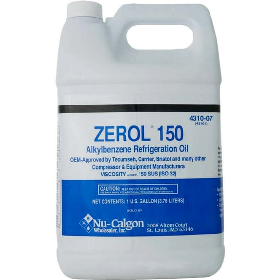 Nu-Calgon Lubricant,Alkylbenzene,1 gal 4308-07