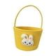 thumbnail image 2 of Cesta de Pascua Cestas de Conejito de Pascua Lindas con Asas Decoración de Pascua Portátil Amarillo, 2 of 9