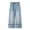 Blue-A, variant on Kids Girls Personality Fashion Pants Elastic Waist Wide Leg Baggy Pants Pants for Kids Girls 4-5 Years