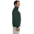 thumbnail image 4 of JERZEES - Super Sweats NuBlend Quarter-Zip Cadet Collar Sweatshirt - 4528MR, M, FOREST GREEN, 4 of 4