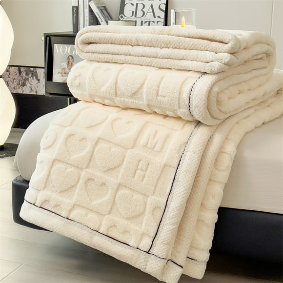 ComfortTouch Blanket COLOR Colour:White; Size: Queen 1 Piece