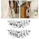 thumbnail image 3 of 2x 1 par de clips de joyería para tos de novia, dijes de hebilla de to de de imitación de cristal para cinturones de boda, fajas, bo Zulema Parche de zapato de novia DIY, 3 of 8