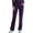 Eggplant, variant on Cherokee Iflex Women's Scrubs Pant Mid Rise Straight Leg Pull-On CK002