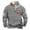 Gray, variant on SERTG Christmas Tops Men's Half Zip Christmas Print Pullover Front Pockets Stand Collar Long Sleeve Fashion Casual Top Holiday Gifts(Orange,L)