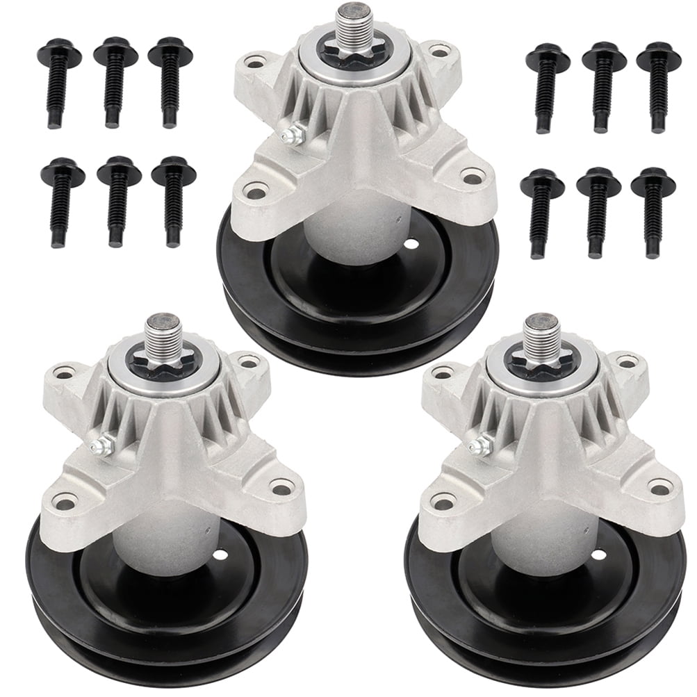 Pack of 3 ECCPP Spindle Assembly w/BOLT Lawn Mower Spindles Replaces