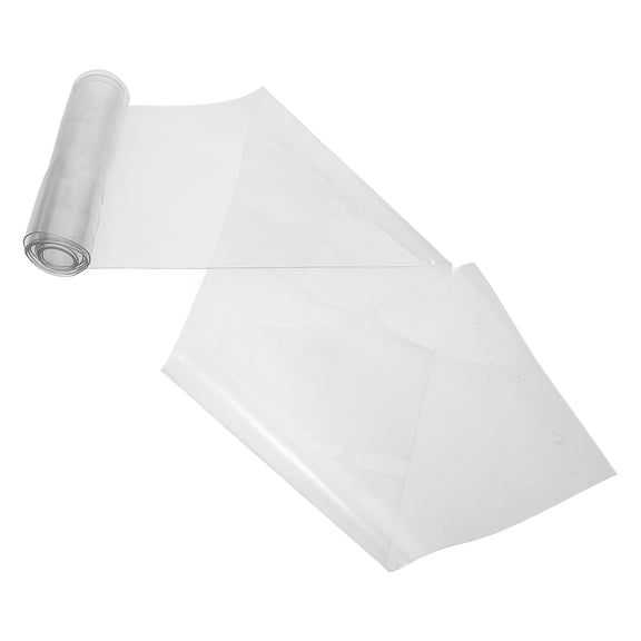 VERDANVERSE Clear Plastic Door Curtain, Transparent Insulated Doorway Cover for Home, Helps Air Inside Living Spaces