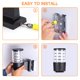 thumbnail image 3 of Naiovety Pantalla de plástico de aluminio impermeable Lámparas de pared LED Lámpara de pared IP65 Enchufe exterior E27 Iluminación y accesorios No.7 Naiovety HA025536-07, 3 of 5