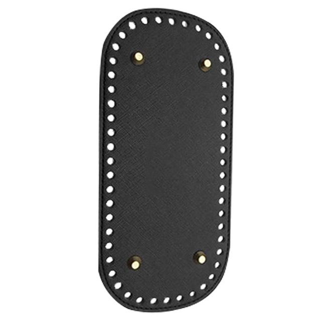 Qarigey Bolso Accesorio PU Cuero Elíptico DIY Chiasmal Patrón Monedero Pad Ropa, zapatos y accesorios Miscelánea negro Qarigey AP000147-01B