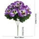 thumbnail image 3 of Flores artificiales, flores falsas, flores artificiales, set de regalo para mujer, flores artificiales de pensamiento para exteriores, fotografía de bodas, paisajes, flores artificiales, flores de mar, 3 of 5