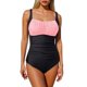 thumbnail image 1 of MKLEKYY Trajes De Baño Mujer Women Floral Printed Straps Jumpsuit Swimsuit Swimwear Bathing Beach Sexy Bikini Swimwear, 1 of 5