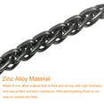 thumbnail image 4 of Uxcell Iron Flat Chain Strap, 35" Handbag Purse Chain Strap DIY Bag Replacement, Dark Grey, 4 of 6