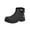 Black, variant on DryShod Outdoor Boots Mens Steadyeti Fleece Ankle Black SYT-MA