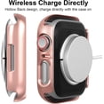thumbnail image 5 of XIHAMA 2 Pack For Apple Watch Series 8 7 Privacy Screen Protector Case 40/41/44/45/49mm, Anti-Pry Glass Protective Film Hard PC Case Bumper for iWatch 8 7 40/41/44/45/49mm, 5 of 6