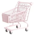 thumbnail image 1 of Mini Shopping Cart Sundry Storage Small Shopping Cart Photo Prop Shopping Cart, 1 of 6