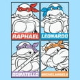 thumbnail image 2 of Men's Teenage Mutant Ninja Turtles Coloring Portraits Graphic Tee Light Blue X Large, 2 of 4