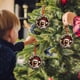 thumbnail image 5 of Animales Sonrientes Navideños con Gorros de Papá Noel Como Adornos para El Árbol, 5 of 6