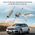 thumbnail image 4 of Labymos Chrome Étrangleur Retour Ressort Support & Double Ressorts pour SBC BBC Chevy Ford 302, 4 of 7
