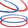 thumbnail image 3 of Obstacle Course Ring Set Exercise Hoop Large Hoop Plastic Toys Playground Toys for Gymnastics Practice Party Games Educational Activities Holiday Decor, 5 Colors(12 Pcs,15.8 Inch), 3 of 6