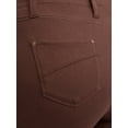 thumbnail image 3 of Time and Tru Women's Full Length Soft Knit Color Jeggings, 3 of 5