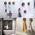 thumbnail image 4 of Gancho de baño autoadhesivo de lujo ligero (negro), duradero, sin necesidad de taladrar, soporte para toallas de notas musicales, multifuncional, adecuado para cocina, baño y sala de estar, 4 of 5