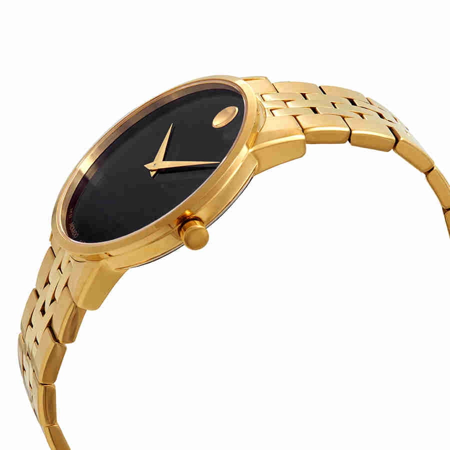 movado classic museum gold