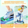 thumbnail image 4 of UNI-SUN Electric Scooter for Kids Ages 6-12, Lightweight and Adjustable Handlebar with Flashing Rainbow Lights, Glow PU Wheel, 4 of 7