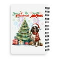 thumbnail image 2 of Merry Christmas and Happy New Year Santa English Springer Spaniel Holiday Xmas Winter Spiral Bound Journal Springers Dog Lover Gifts 5x7in Spiral Notebook - 00024, 2 of 5