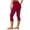 Red, variant on Women's Fitness Sports Side Pocket Peach Bottomed Running Thigh Raising High Waisted Abdominal Retracting Elastic Tight Yoga Pants