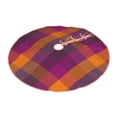 thumbnail image 2 of Kll Purple Yellow Buffalo Plaid Christmas Tree Skirt 48",Party Decorations Farmhouse For Christmas Decorations Holiday Party, 2 of 8